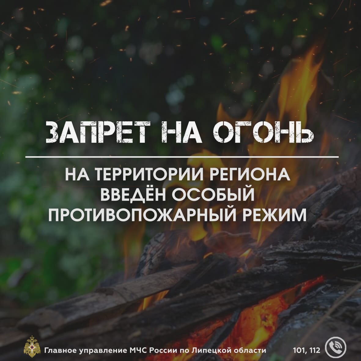 Введён особый противопожарный режим